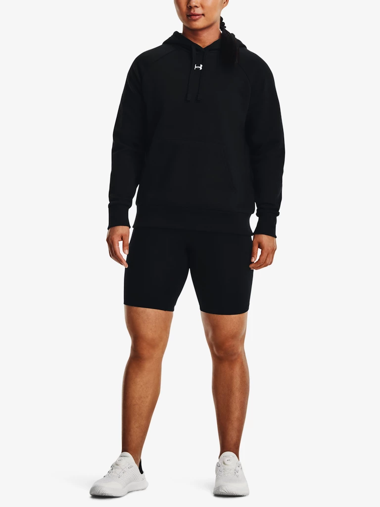 Dames hoodie Under Armour  Rival Fleece Hoodie-BLK