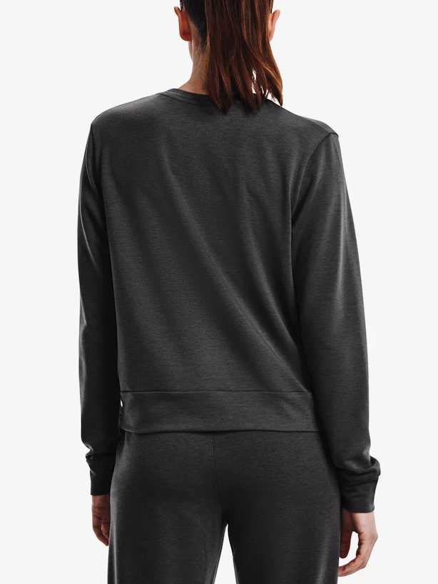 Dames hoodie Under Armour  Rival Terry Crew-GRY