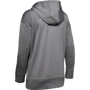 Dames hoodie Under Armour  Synthetic Fleece Chenille Logo PO Hooodie grey XS