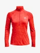Dames hoodie Under Armour  Tech 1/2 Zip - Twist-RED XS