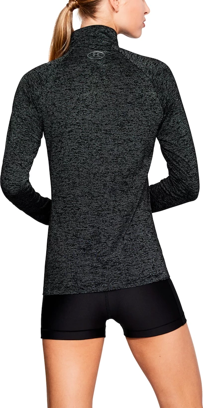 Dames hoodie Under Armour  Tech Half Zip Twist black L