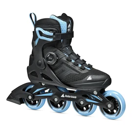 Dames inlineskates Rollerblade Macroblade 84 BOA W Black/Powder Blue