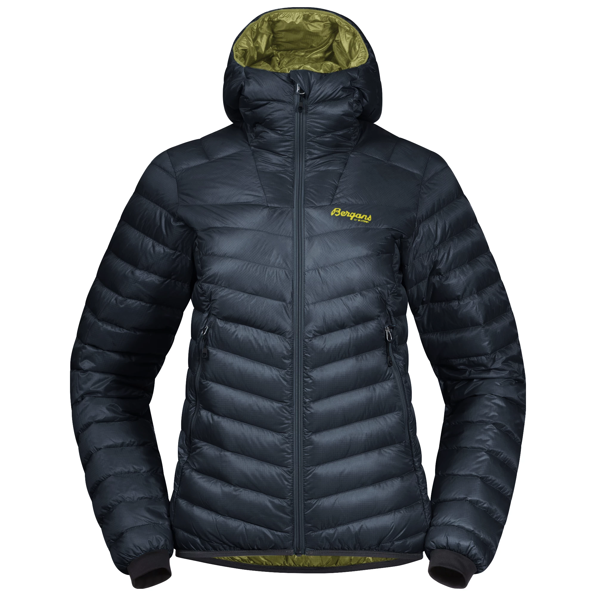 Dames jas Bergans  Senja Down Light W Jkt w/Hood L
