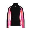 Dames jas BIDI BADU  Dania Tech Down Jacket Dark Grey/Pink