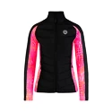 Dames jas BIDI BADU  Dania Tech Down Jacket Dark Grey/Pink
