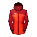 Dames jas Mammut  Kento Light HS Hooded Jacket Blood Red/Hot Red