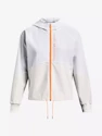 Dames jas Under Armour  Woven FZ Jacket-WHT XS
