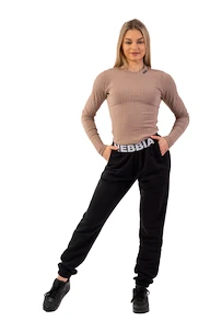Dames joggingbroek Nebbia  Iconic Mid-Waist Sweatpants 408 black XS