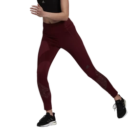 Dames legging adidas Bezit de vlucht Radically Reflective 7/8 Tights Shadow Red