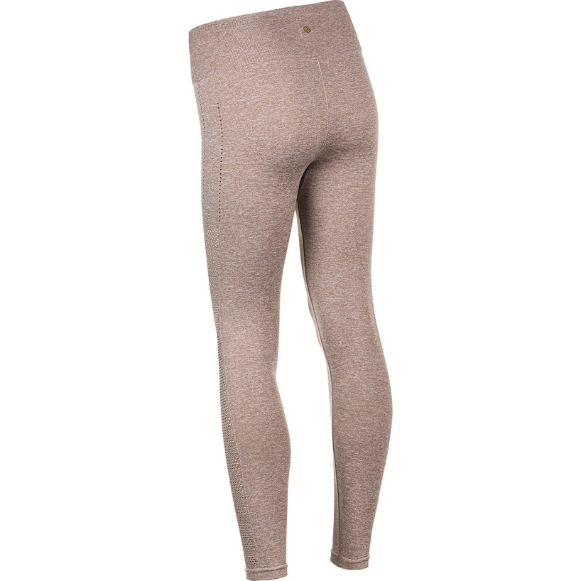Dames legging Endurance  Flowee Seamless Tights Warm Taupe L/XL