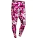 Dames legging Endurance  Q Luca Printed Long Tights Pink 50