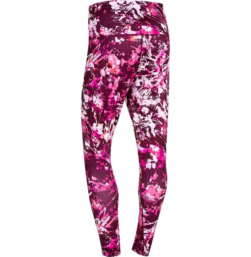 Dames legging Endurance  Q Luca Printed Long Tights Pink 50