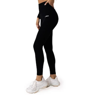 Dames legging GymBeam  FLO Ribbed Leggings Black XL