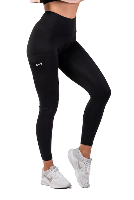 Dames legging Nebbia  Active High-Waist Smart Pocket Leggings 402 black XS
