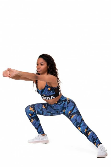 Dames legging Nebbia  High-waist Ocean Power leggings 561 ocean blue XS