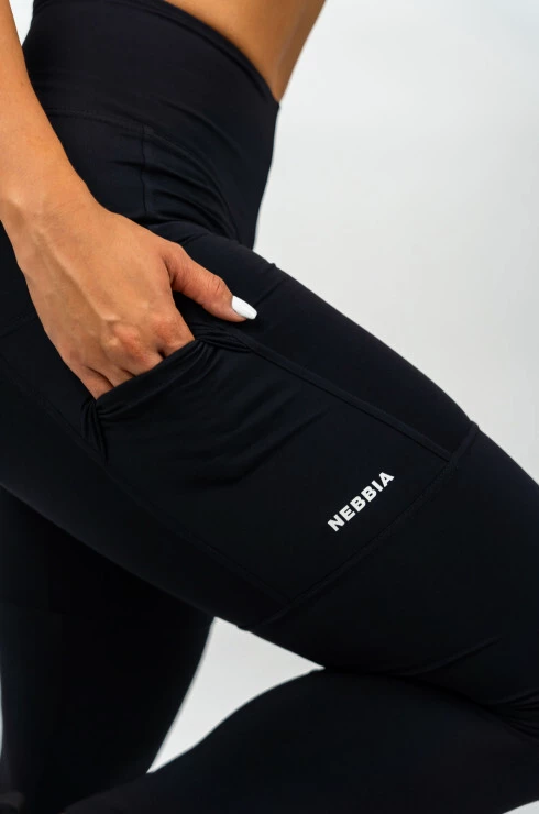 Dames legging Nebbia LEG DAYS GOALS High Waisted Leggings 248 black XS