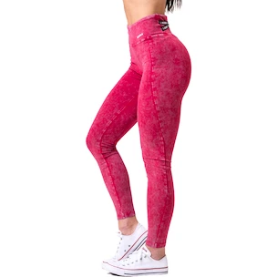 Dames legging Nebbia NEBBIA x OLYMPIA Washed High Waisted Leggings LEGACY 777 red XS