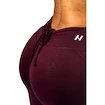 Dames legging Nebbia STRONG BEAUTY V-Cut Lace-Up Sculpting Leggings OWN YOUR POWER 426 dark red