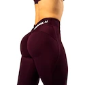 Dames legging Nebbia STRONG BEAUTY V-shaping Belt Leggings 425 dark red