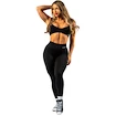 Dames legging Nebbia TOTALLY SEAMLESS High Waisted Push-Up Leggings 303 black