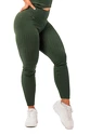 Dames legging Nebbia  Žebrované legíny s vysokým pasem z organické bavlny 405 dark green