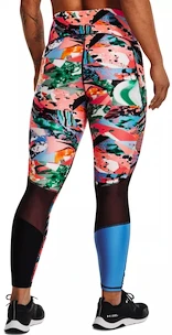 Dames legging Under Armour  Armour PF AOP Ankle Leg-RED S/M