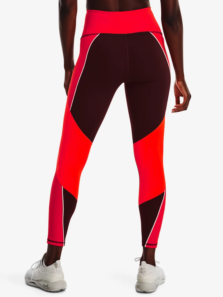Dames legging Under Armour  Rush Ankle Leg 6M Nov-RED