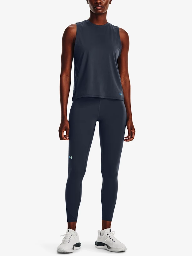 Dames legging Under Armour  Rush Ankle Legging-GRY XS