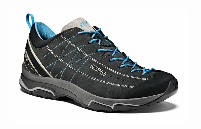 Dames outdoorschoenen Asolo  Nucleon GV Graphite Silver Cyan Blue  UK 4,5