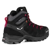 Dames outdoorschoenen Salewa  WS Alp Mate Mid PTX Black Out/Virtual Pink
