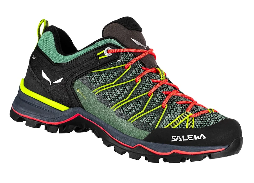 Dames outdoorschoenen Salewa  WS MTN Trainer Lite GTX Feld Green/Fluo Coral