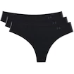 Dames slips Under Armour  PS Thong 3Pack Black  XS