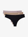 Dames string Under Armour  PS Thong 3Pack Black