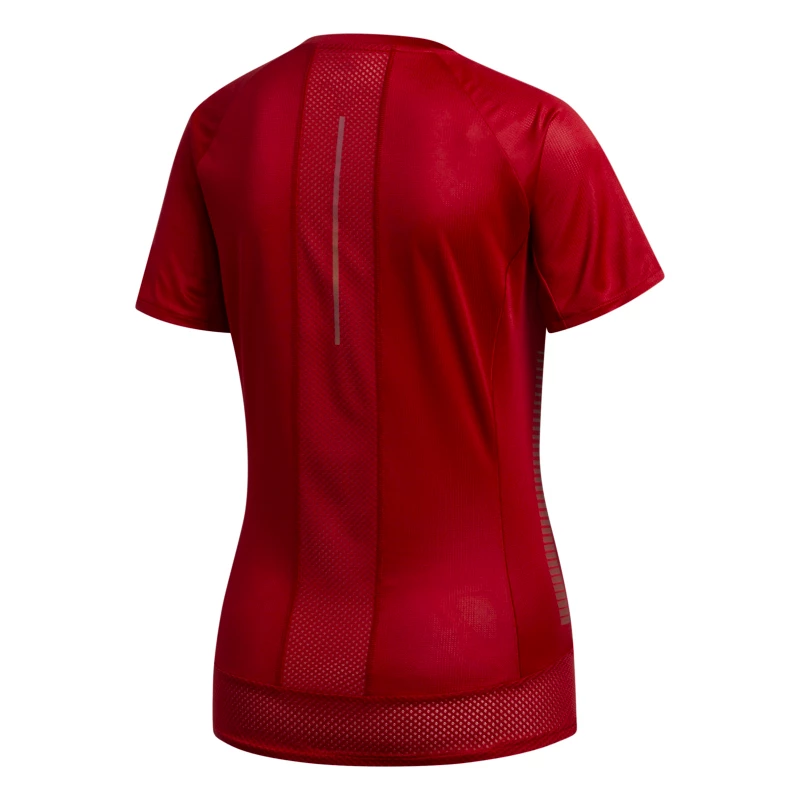 Dames T-shirt adidas  25/7 Tee red