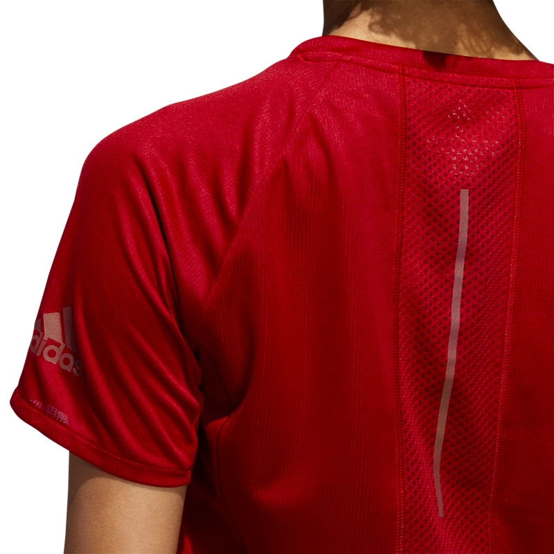 Dames T-shirt adidas  25/7 Tee red