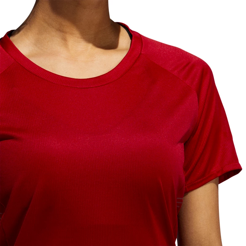 Dames T-shirt adidas  25/7 Tee red