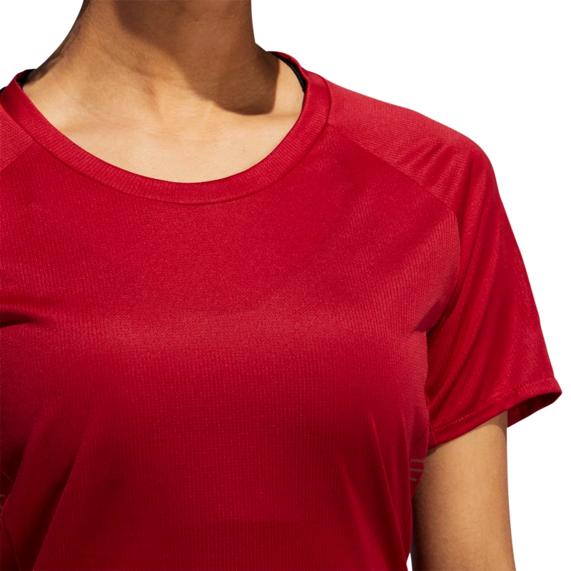 Dames T-shirt adidas  25/7 Tee red XS