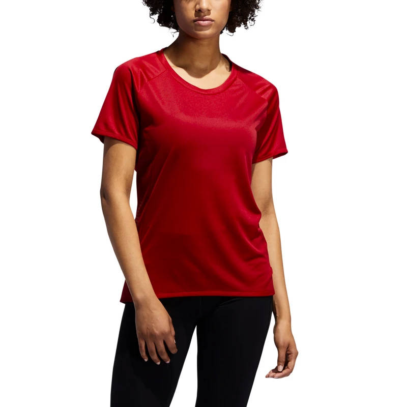 Dames T-shirt adidas  25/7 Tee red XS