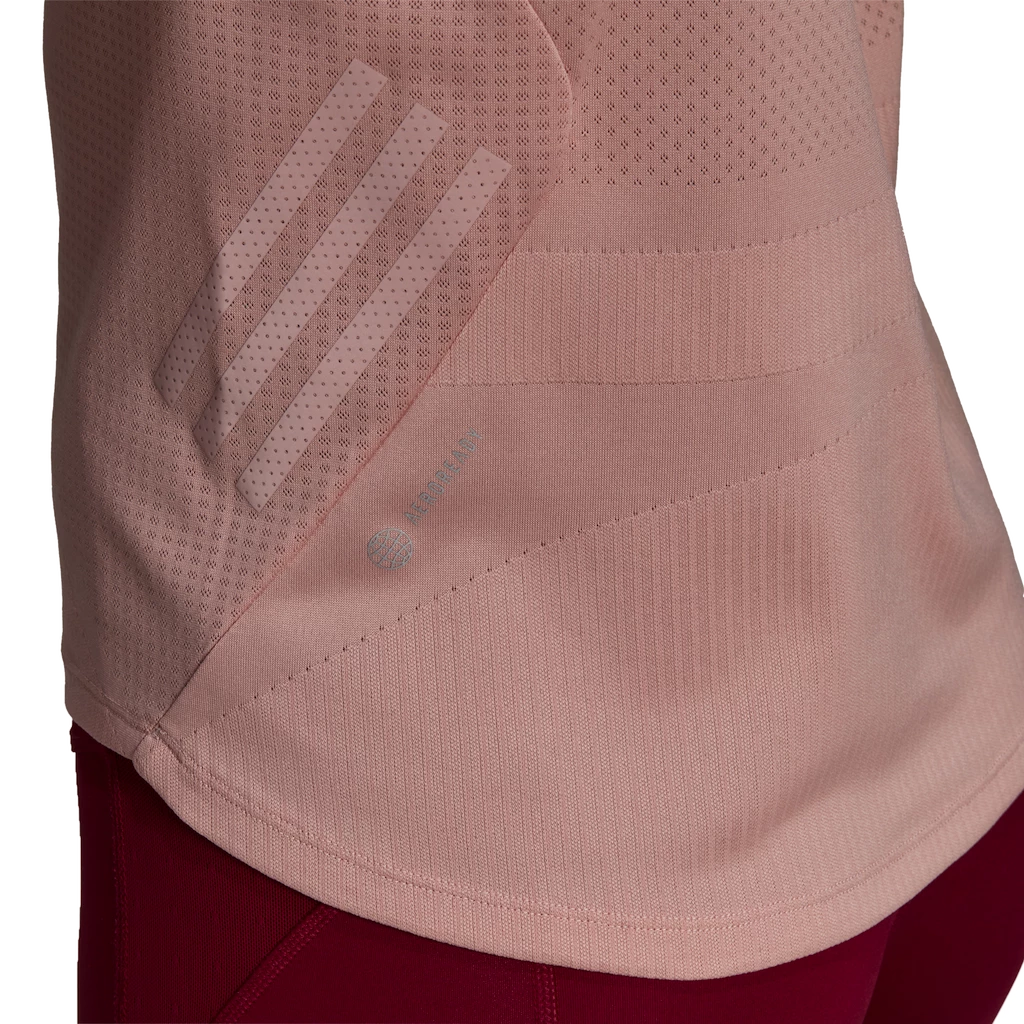 Dames T-shirt adidas  Adizero Tee Wonder Mauve