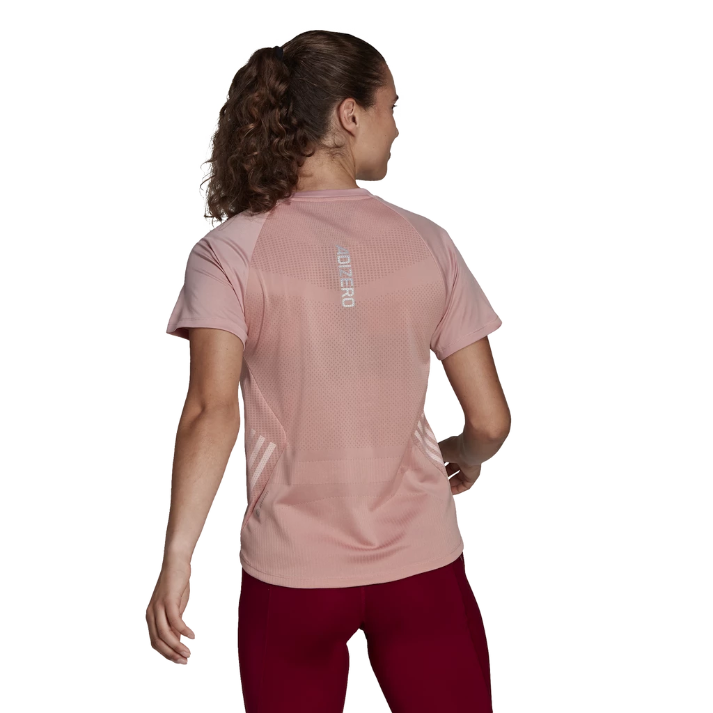 Dames T-shirt adidas  Adizero Tee Wonder Mauve
