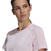 Dames T-shirt adidas Core Seamless Clear Pink