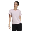 Dames T-shirt adidas Core Seamless Clear Pink