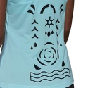 Dames T-shirt adidas Paris Y-Tank Primeblue Aqua