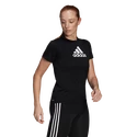 Dames T-shirt adidas  Primeblue Designed 2 Move Logo Sport Black