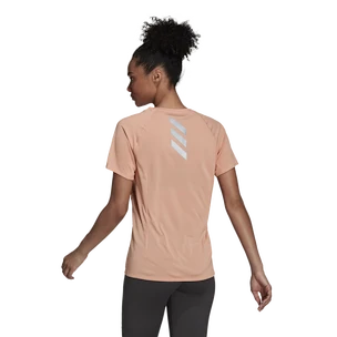 Dames T-shirt adidas  Runner Tee Ambient Blush XS