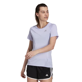 Dames T-shirt adidas Runner Tee Violet Tone