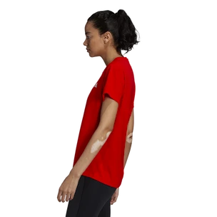 Dames T-shirt adidas  Short Sleeve Tee Vivid Red XS