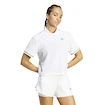 Dames T-shirt adidas  Tennis Pro Climacool Polo Shirt White