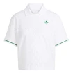 Dames T-shirt adidas  Tennis Pro Climacool Polo Shirt White