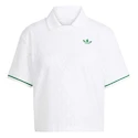 Dames T-shirt adidas  Tennis Pro Climacool Polo Shirt White